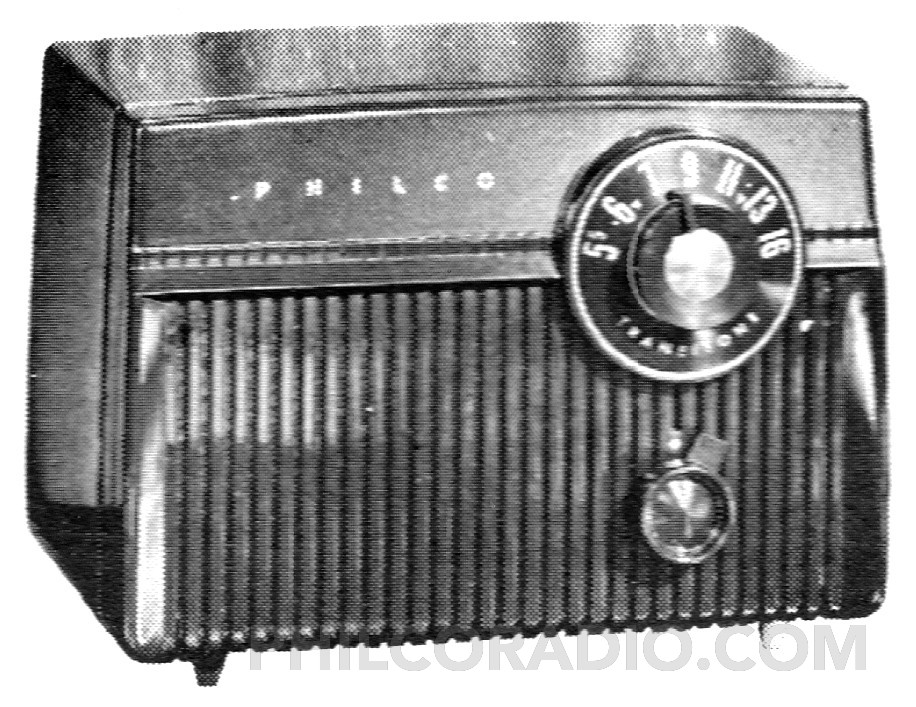 Model T81 BKG Radio Transistor from Philco, 1963