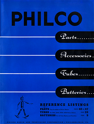 1942 Philco Parts Catalog