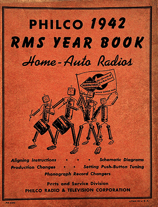 Home CDROM 1939-1942  Philco RMS Yearbooks Auto Radios PDF 
