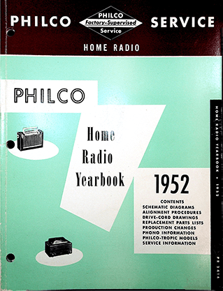 Philco 1952 Home Radio Year Book – Philco Library