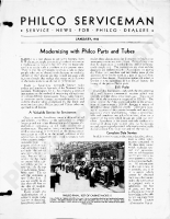 Philco Serviceman – 1933-01