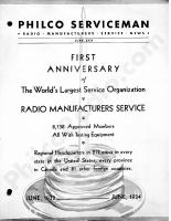 Philco Serviceman – 1934-06
