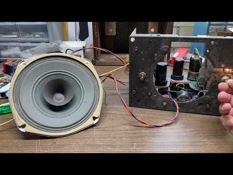 Modified Philco 54C - First Test